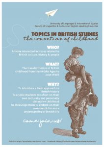 Topics in British Studies - Poster