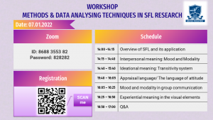 Schedule SFL workshop 07.01.2022